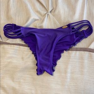 Purple Scrunch Butt Bikini Bottoms